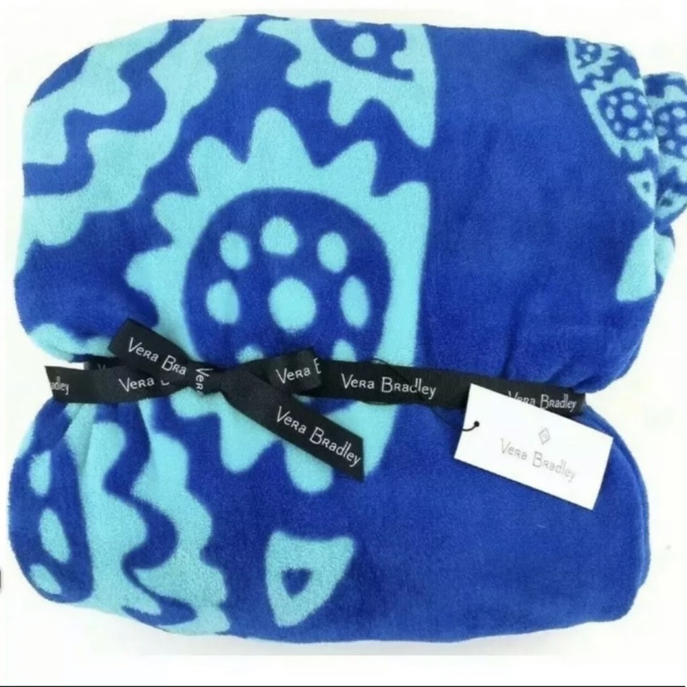 Vera Bradley turtle Throw Blanket Marine